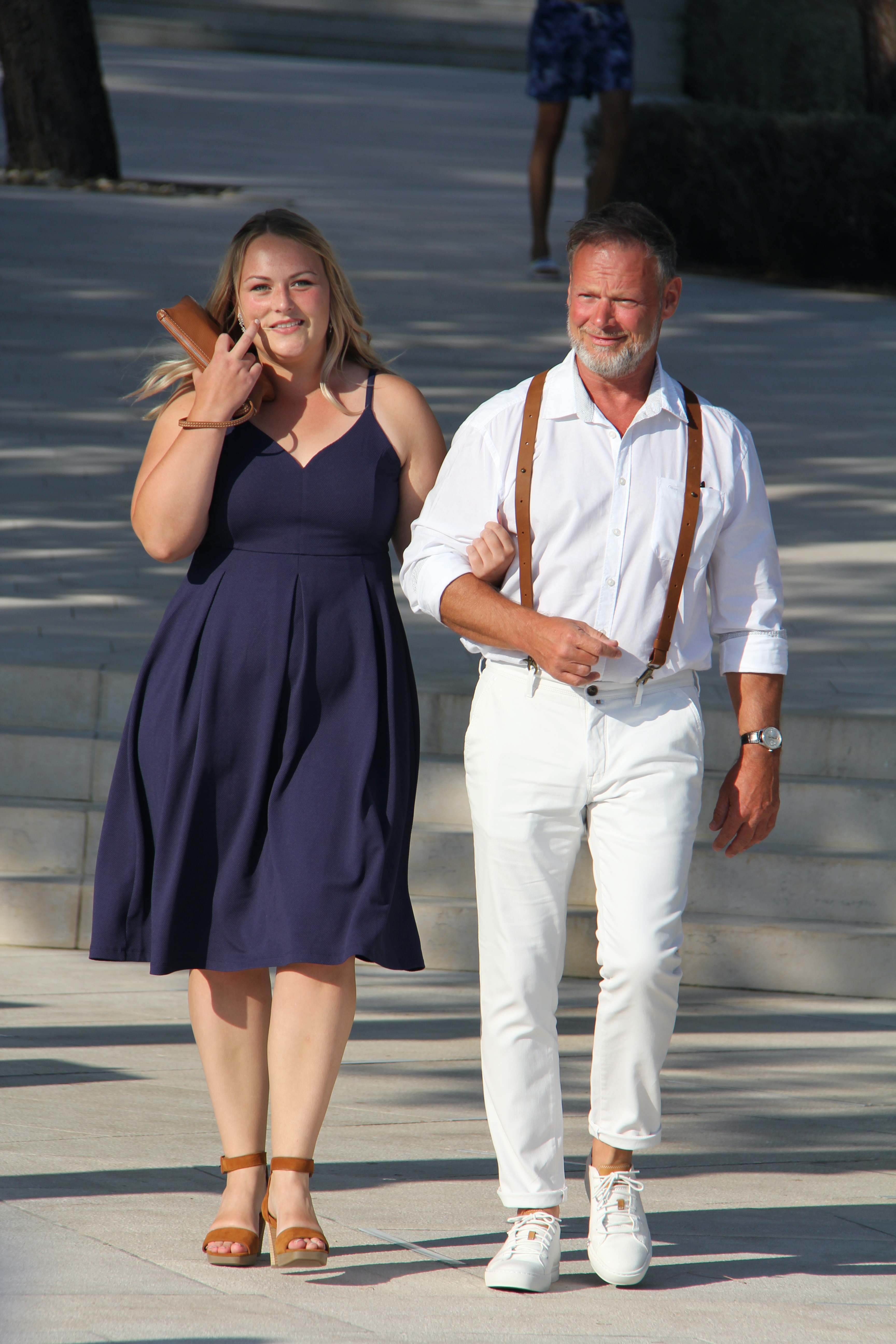 Bräutigam mit Tochter